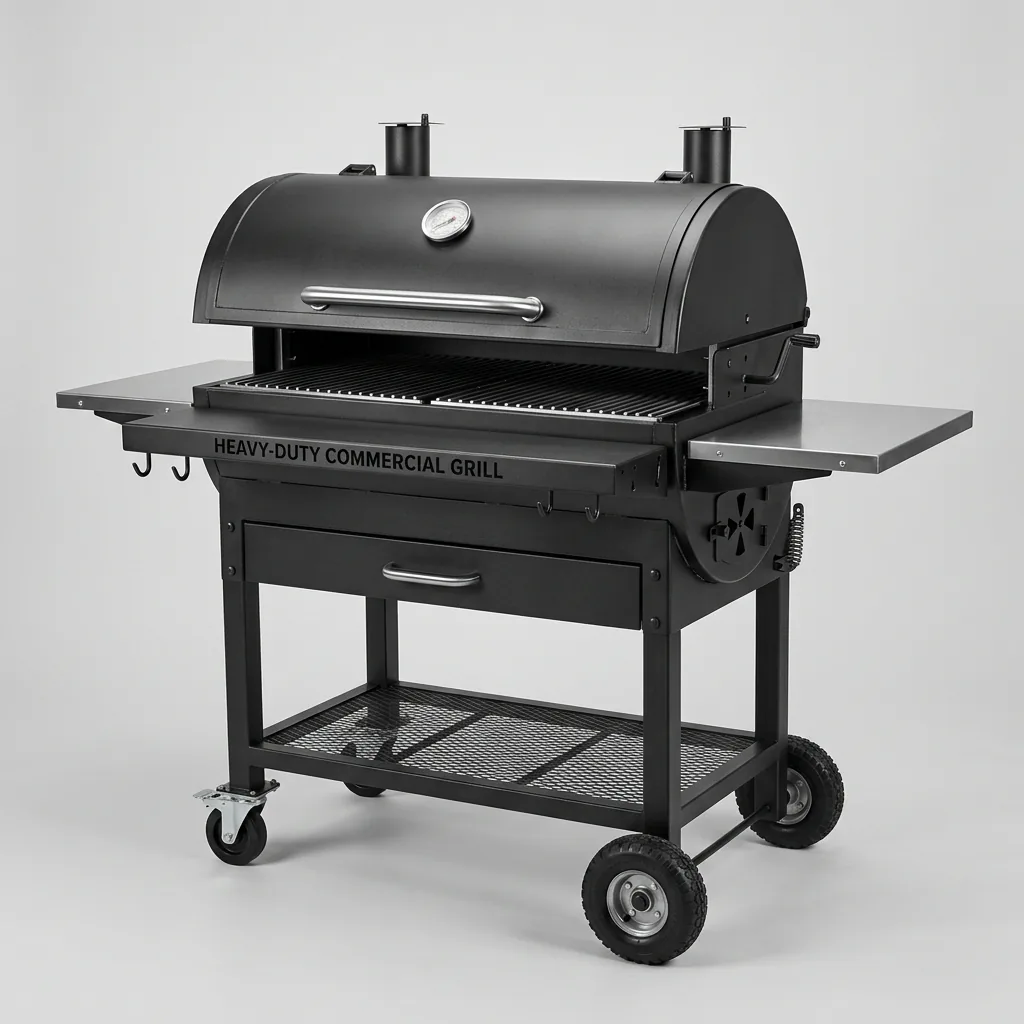 Barbecue gigante su ruote per grigliate e sagre a noleggio