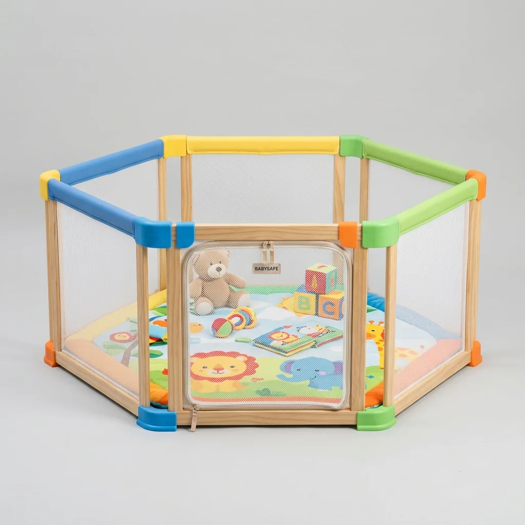 Ampio e sicuro box giochi per bambini a noleggio