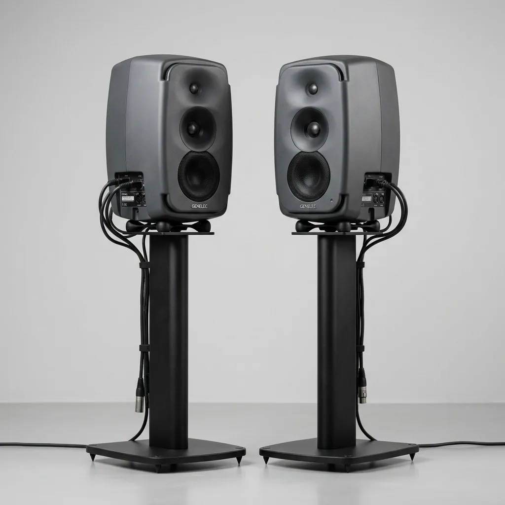 Coppia di casse audio attive professionali a noleggio per eventi