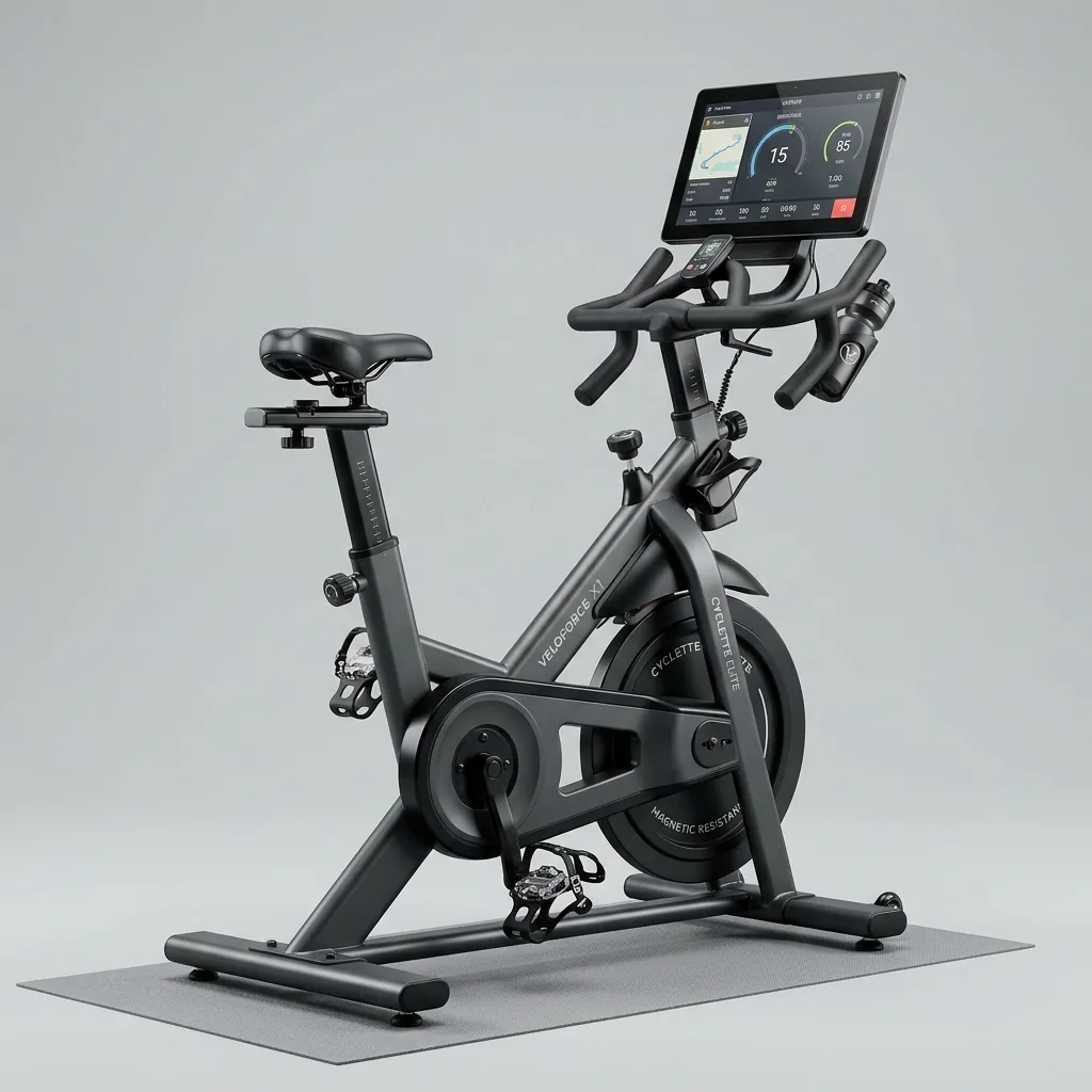 Moderna cyclette da camera a noleggio per allenamento