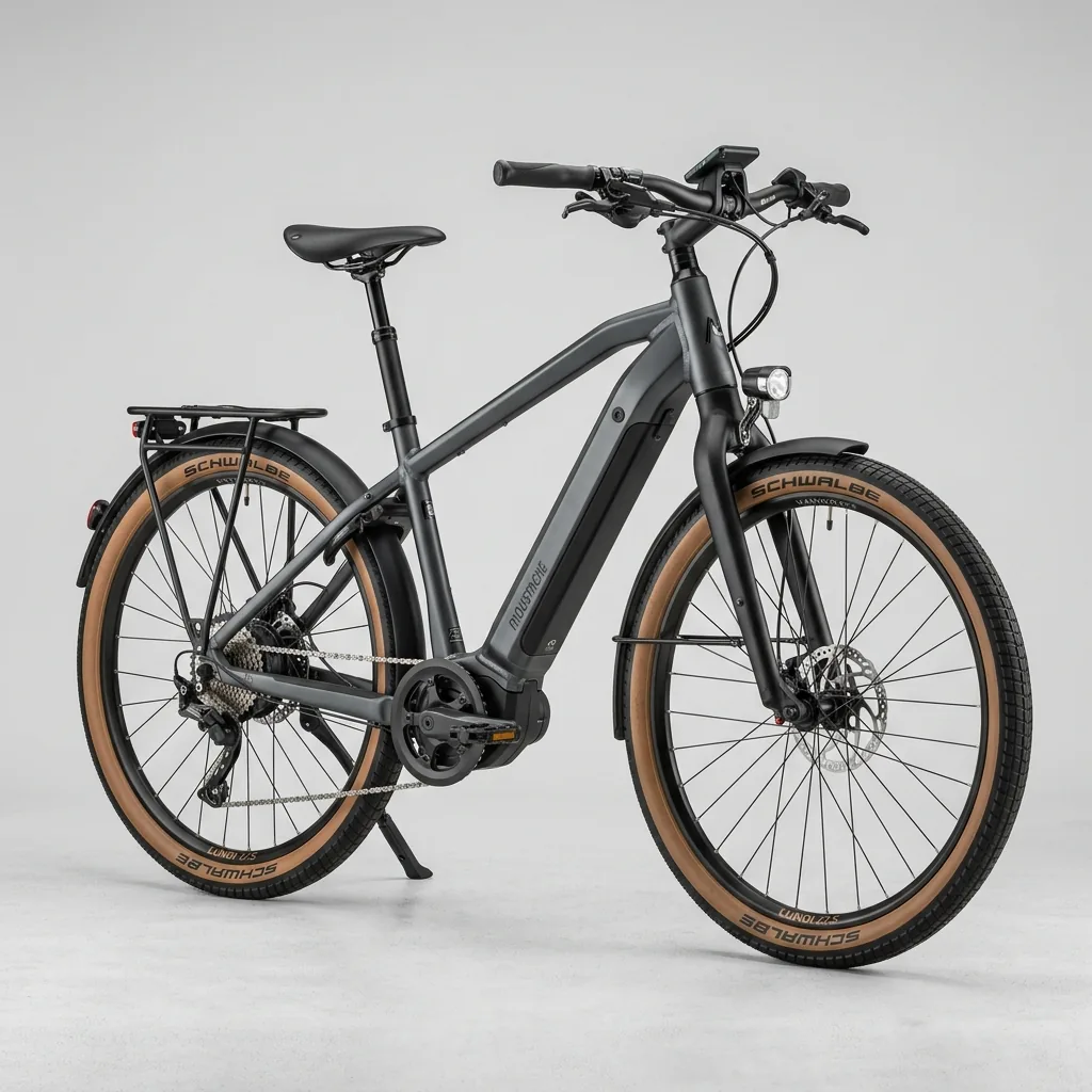 Moderna e-bike bicicletta a pedalata assistita a noleggio