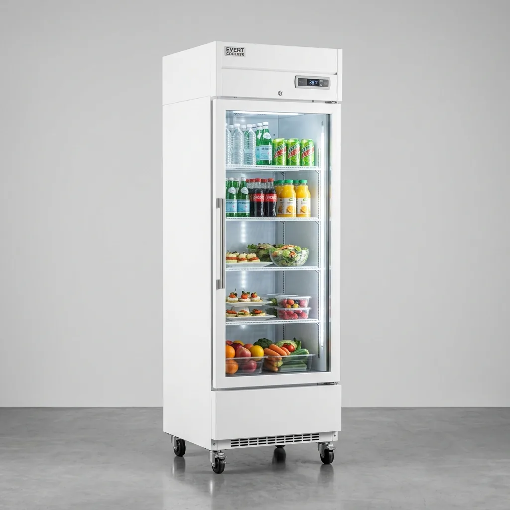 Frigorifero bianco standard a colonna a noleggio per catering ed eventi