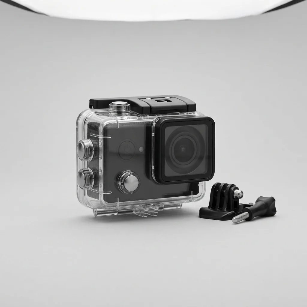 Action cam 4K con custodia subacquea per immersioni e snorkeling