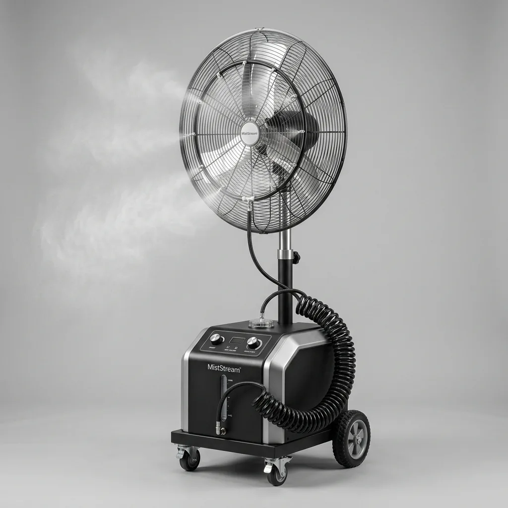 Ventilatore nebulizzatore ad acqua per esterni a noleggio