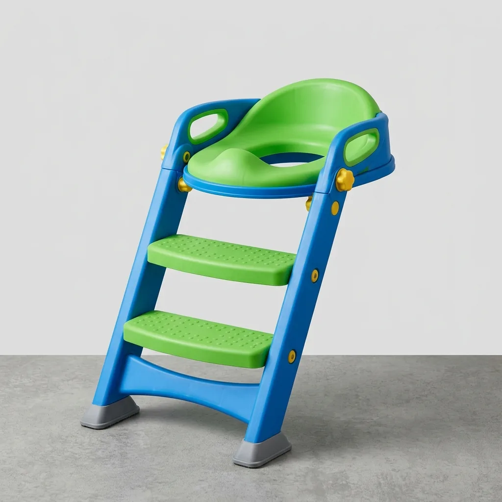 Riduttore wc per bambini con scaletta colorata a noleggio