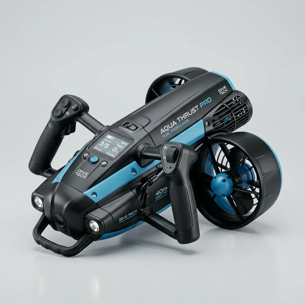 Acquascooter subacqueo elettrico a batteria per snorkeling e diving a noleggio