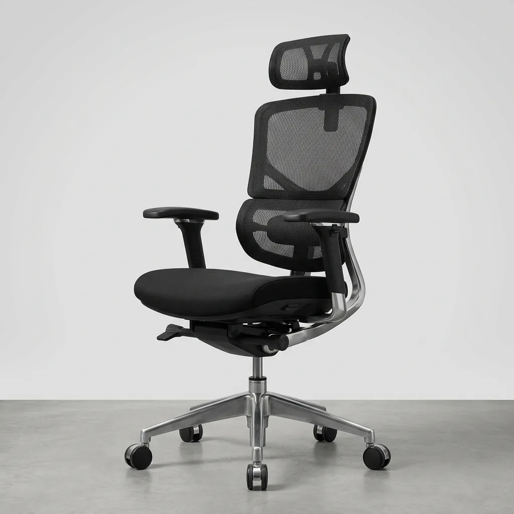 Sedia ergonomica da ufficio girevole professionale a noleggio