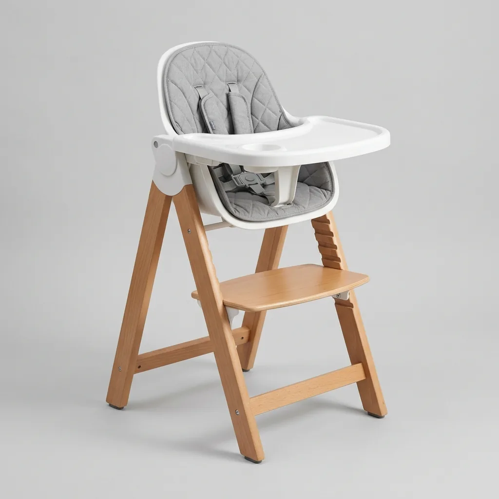 Seggiolone pappa ergonomico con vassoio per bambini a noleggio