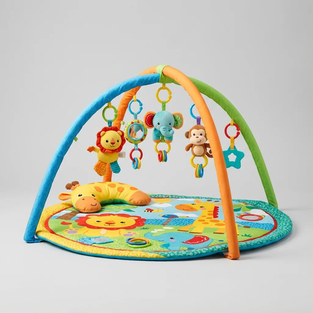 Tappetino palestrina gioco per neonati con arco pendenti a noleggio