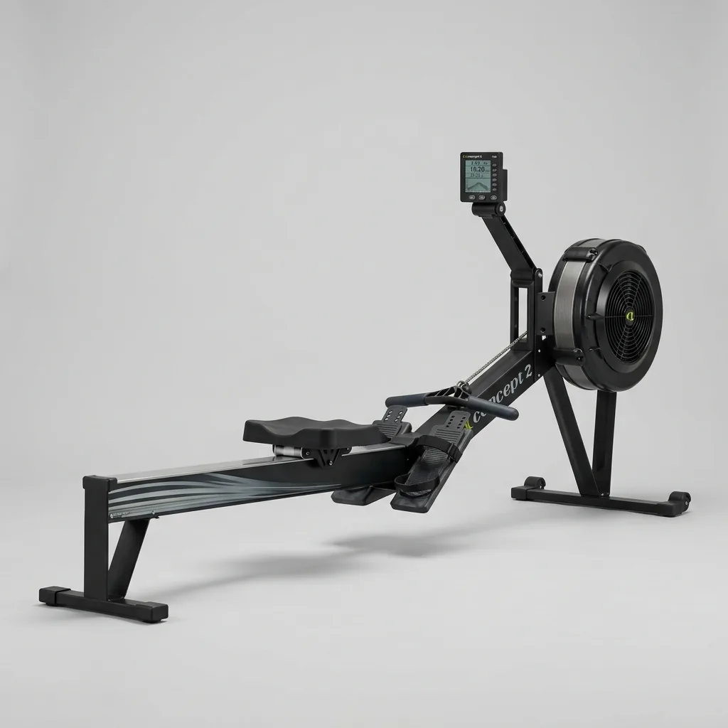 Vogatore indoor attrezzo fitness per allenamento cardiovascolare a noleggio