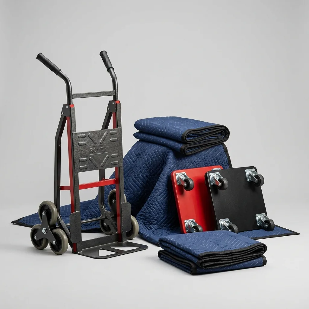 Carrello saliscale per elettrodomestici e coperte da trasloco a noleggio a Cagliari